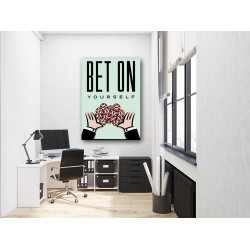 Tablou Canvas Motivational Bet ON Tablou Canvas Motivational Bet ON