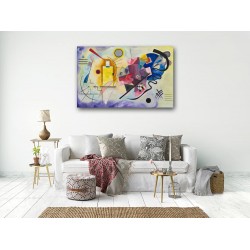 Tablou Abstract Galben, Rosu, Albastru - Kandinsky Tablou Abstract Galben, Rosu, Albastru - Kandinsky