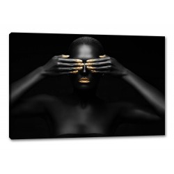 Tablou Canvas Negru Absolut