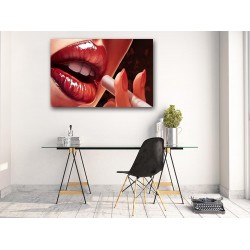 Tablou Canvas Seductie Red Lisps