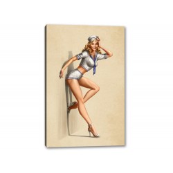 Tablou Canvas Fata Retro Betty