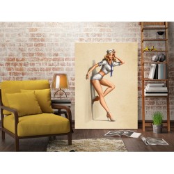 Tablou Canvas Fata Retro Betty