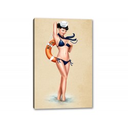 Tablou Canvas Fata Retro Joelle