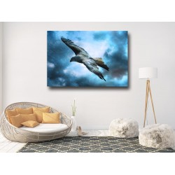 Tablou Canvas Vultur in furtuna
