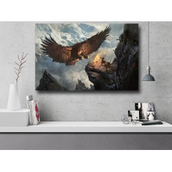 Tablou Canvas Vultur gigant fantezie