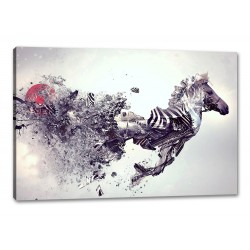 Tablou Canvas Arta Abstracta Zebra