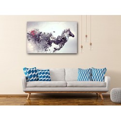 Tablou Canvas Arta Abstracta Zebra