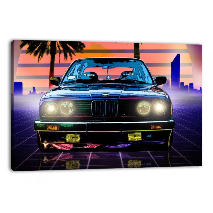 Tablou Canvas Retro Style BMW