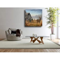 Tablou Canvas Cerbi la Ferma Digital Art Tablou Canvas Cerbi la Ferma Digital Art