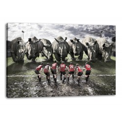 Tablou Canvas Echipa de Rugby Fantezie