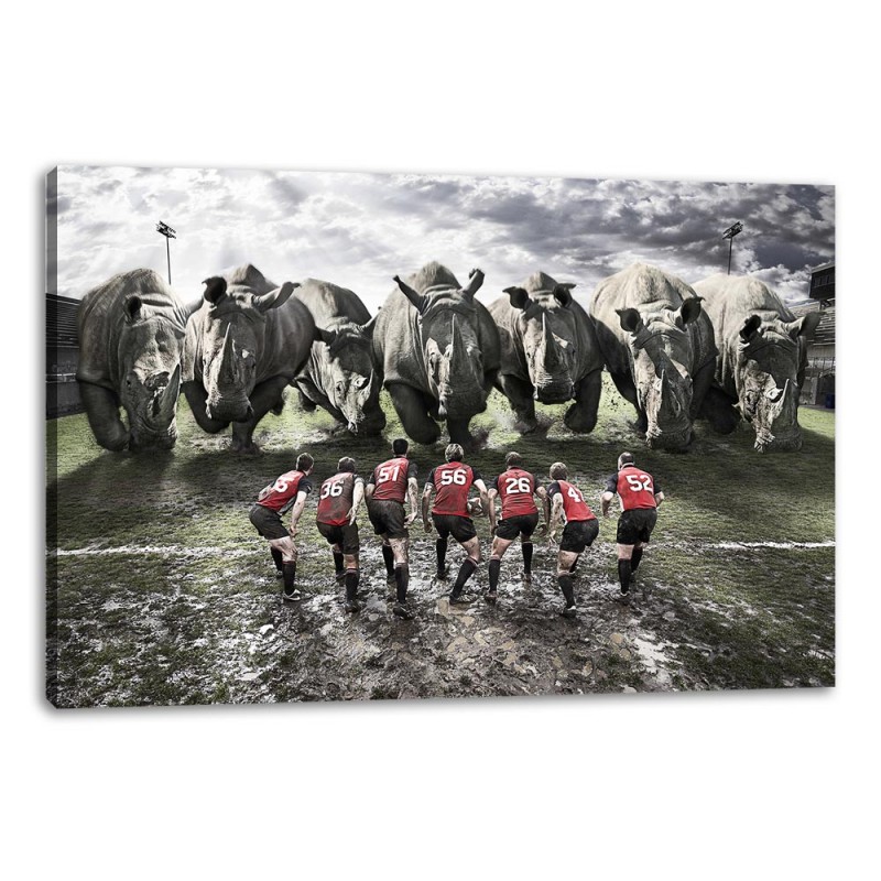 Tablou Canvas Echipa de Rugby Fantezie Tablou Canvas Echipa de Rugby Fantezie