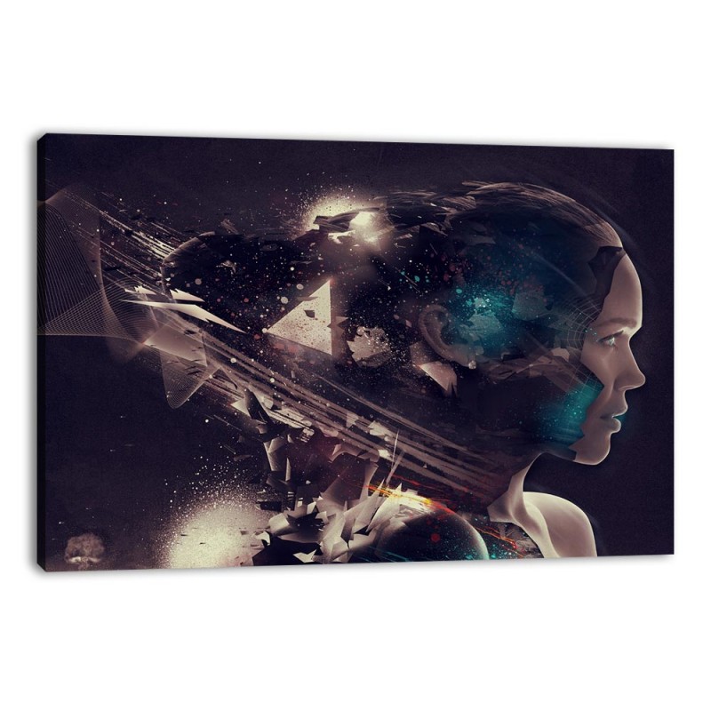 Tablou Canvas  Face Girl Abstract