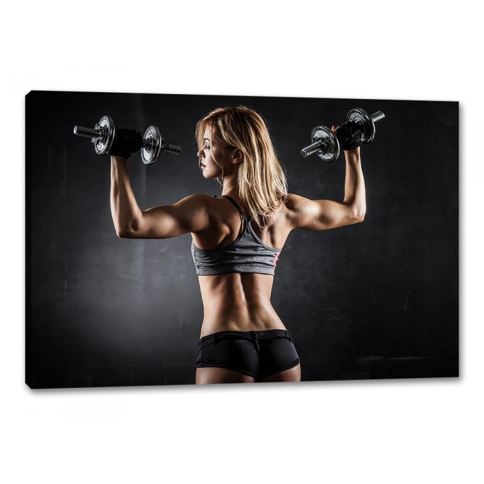 Tablou Canvas Zi de antrenament la sala