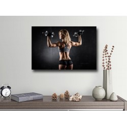 Tablou Canvas Zi de antrenament la sala