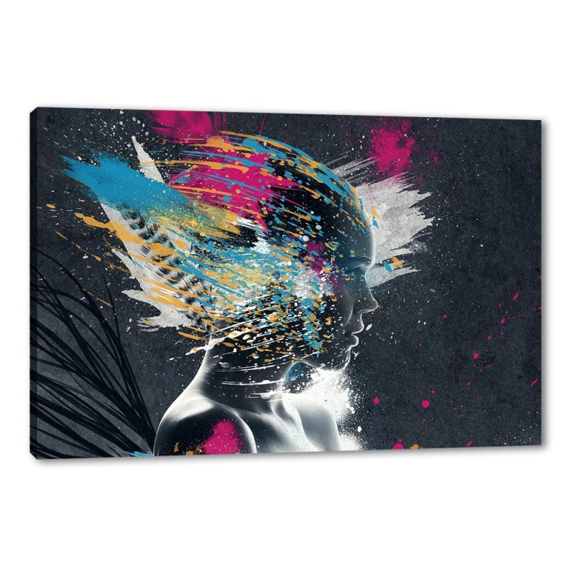 Tablou Canvas Artwork Face Painting Tablou Canvas Artwork Face Painting