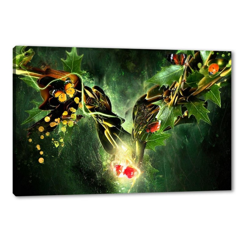 Tablou Canvas Viata de pe frunza