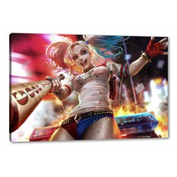 Tablou Canvas Harley Quinn Comic Art