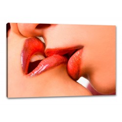 Tablou Canvas Lesbian Kiss