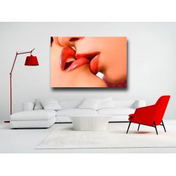 Tablou Canvas Lesbian Kiss