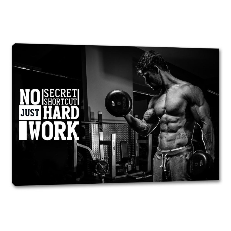 Tablou Canvas Motivational No Secret At Gym