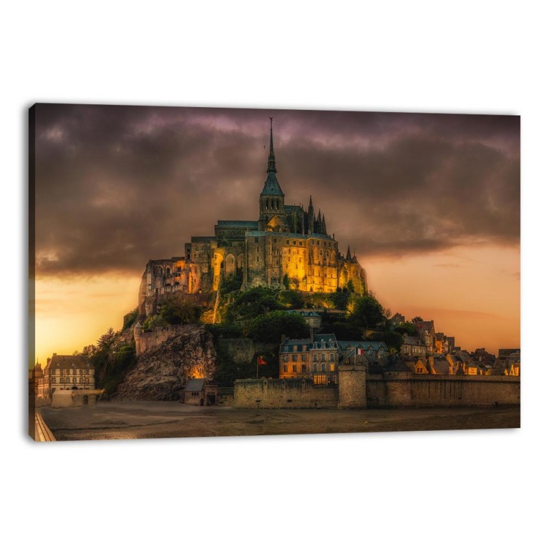 Tablou Canvas Castel in Apus