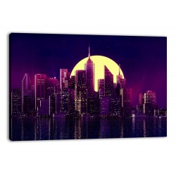 Tablou Canvas Retro Style Skyscraper
