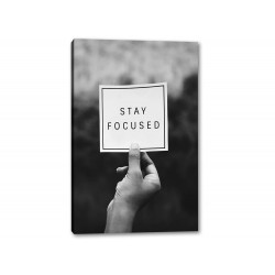 Tablou Canvas  Motivational Stay Focused