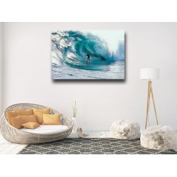 Tablou Canvas Cu Placa pe Val