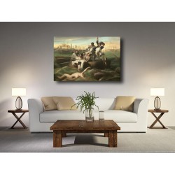 Tablou Canvas Watson si rechinii pictura