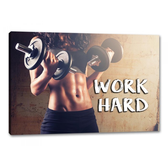 Tablou Canvas Motivational Work Hard