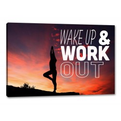 Tablou Canvas Motivational Work Out