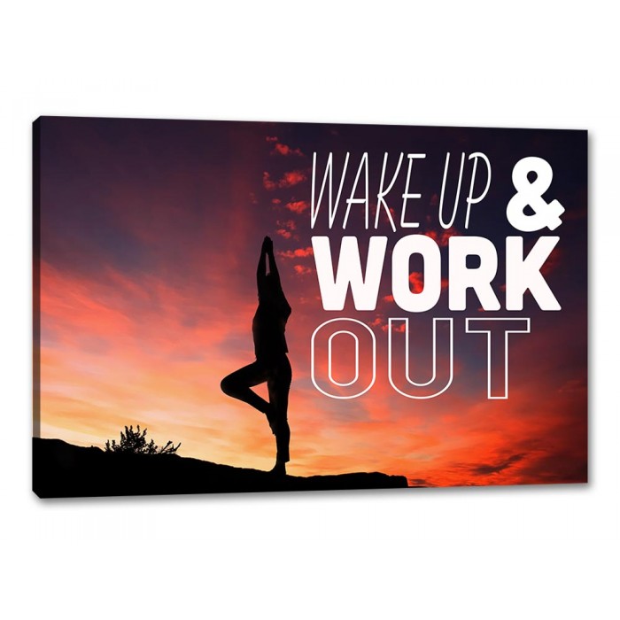 Tablou Canvas Motivational Work Out