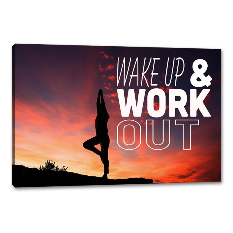 Tablou Canvas Motivational Work Out