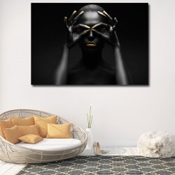 Tablou Black & Gold Makeup Tablou Black & Gold Makeup