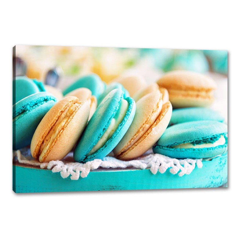 Tablou Canvas bucatarie decor macarons