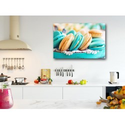 Tablou Canvas bucatarie decor macarons