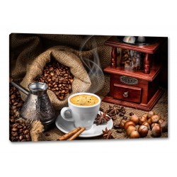 Tablou Canvas cafea la ibric 