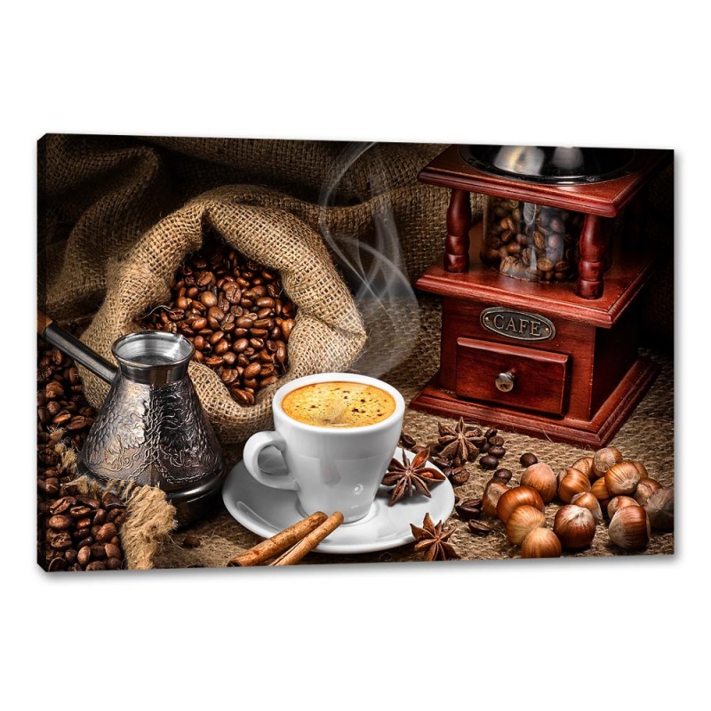 Tablou Canvas cafea la ibric 