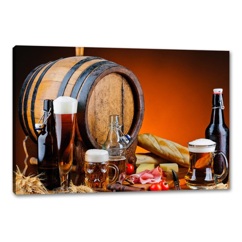 Tablou Canvas decor de restaurant cu Bere Tablou Canvas decor de restaurant cu Bere