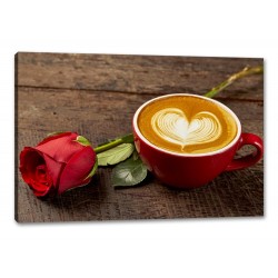 Tablou Canvas Decor Rose & Coffee