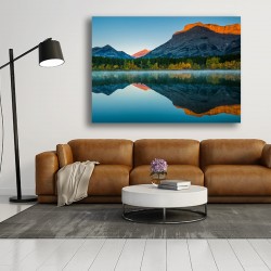 Tablou Canvas - Lac de munte reflexie