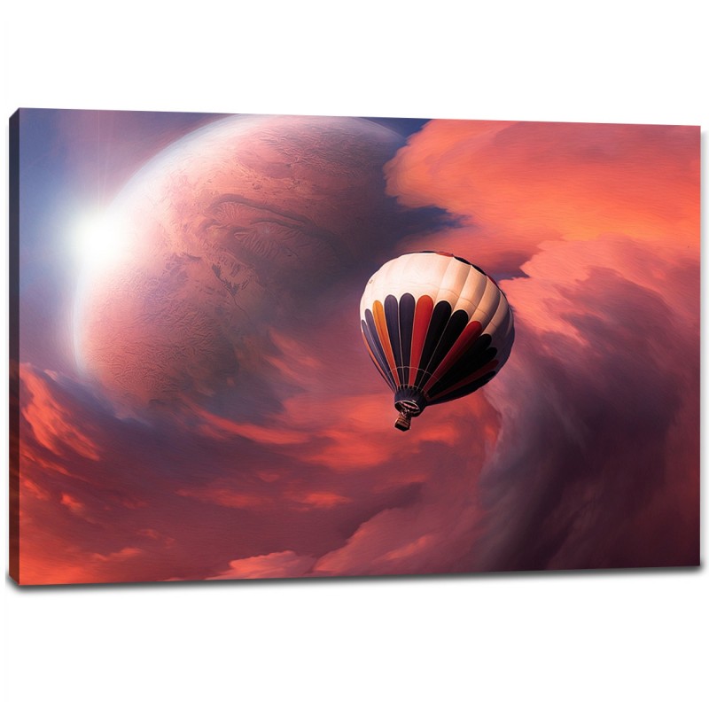 Tablou Canvas - La capatul lumii in balon