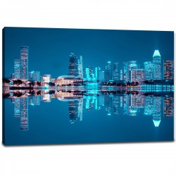 Tablou Canvas - Orasul Albastru