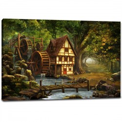Tablou Canvas - Cabana din parure