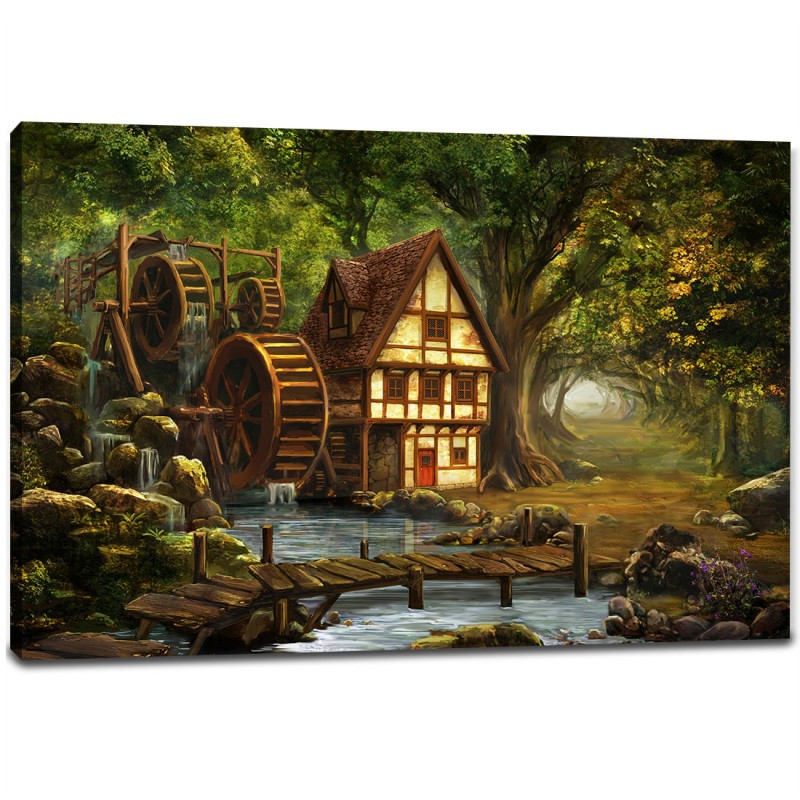 Tablou Canvas - Cabana din parure