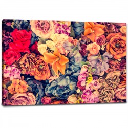 Tablou Canvas - Decor floral Vintage