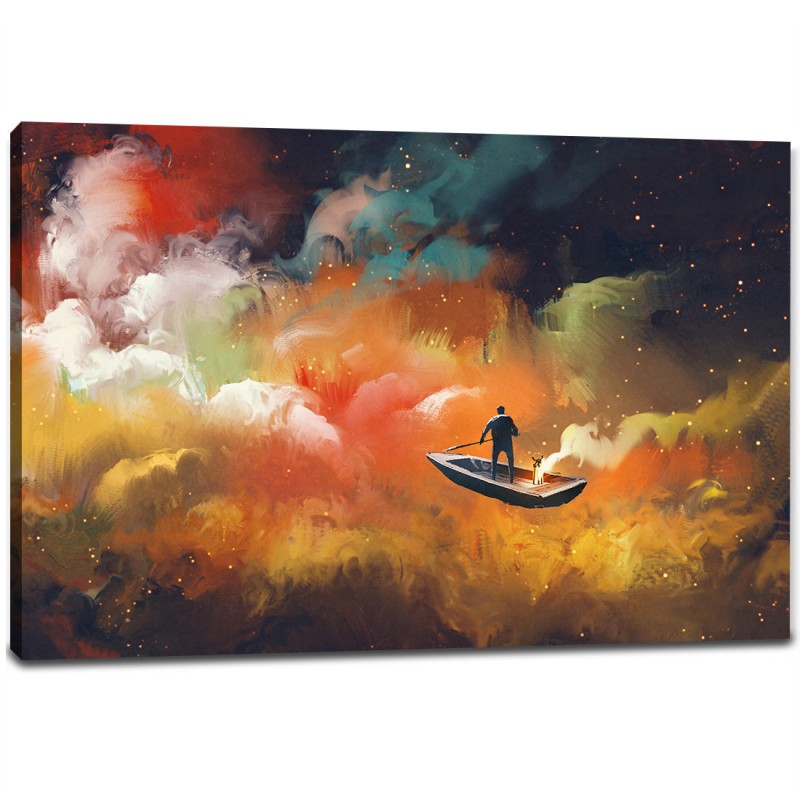 Tablou Canvas - Calatorie deasupra norilor