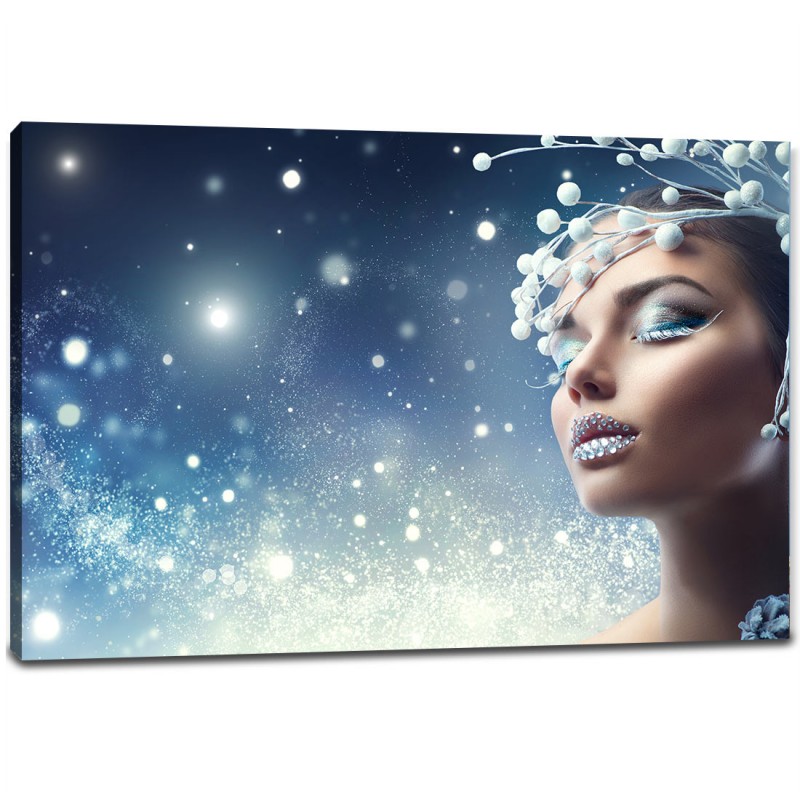 Tablou Canvas - Fashion frozen girl