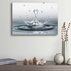 Tablou Canvas - Picatura de inima