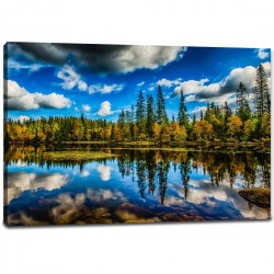 Tablou Canvas Peisaj lac de munte